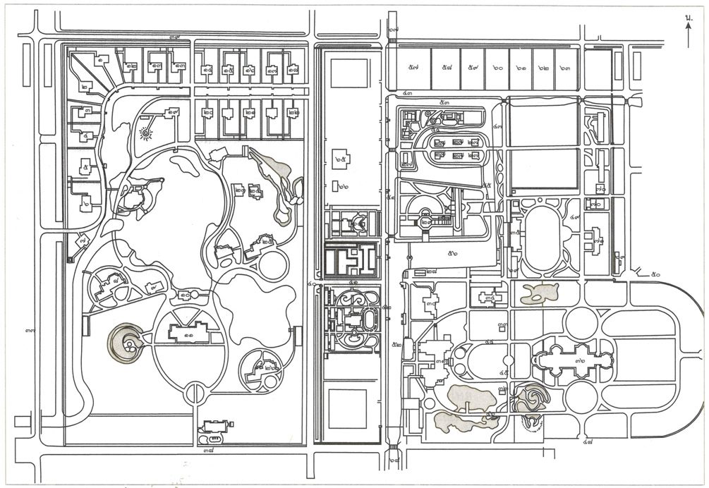 แผนผัง สวนสุนันทา พระราชวังดุสิต